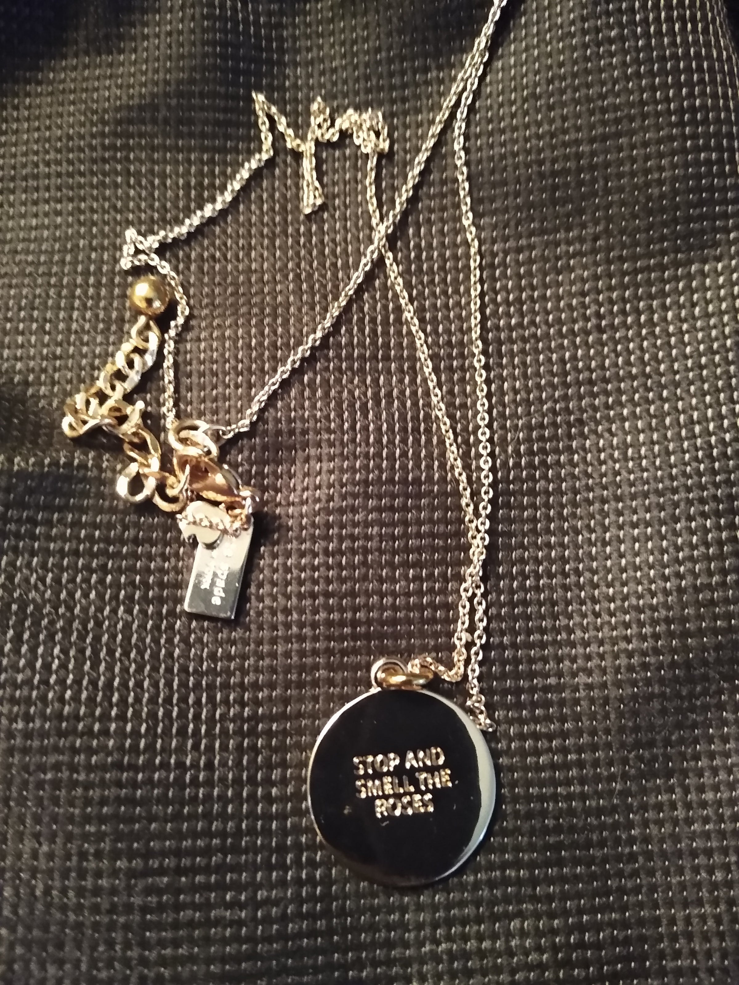 Kate Spade Rose Gold Necklace ABC Deals